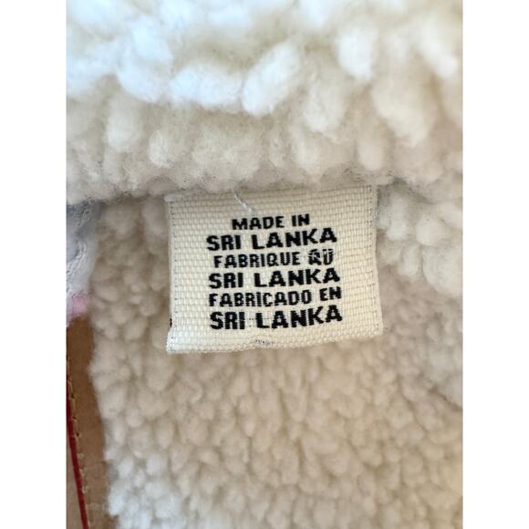 Levi's Corduroy Ex-Boyfriend Sherpa Trucker Jacket Light Ice Baby Blue Medium - Picture 5 of 8